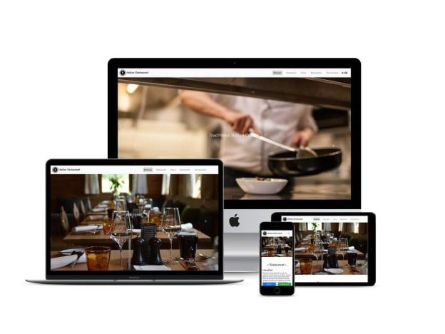 Restaurant Template in Bootstrap
